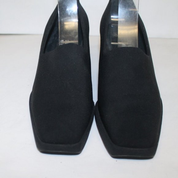 Stuart Weitzman Chunky Wedge Heel Slip On Shoes Like New Worn 1x - Picture 6 of 10